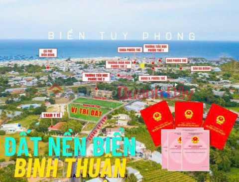 Đất Ven Biển Liên Hương-Bình Thuận Giá Sốc chỉ 7xxTriệu/nền Full Thổ Cư _0