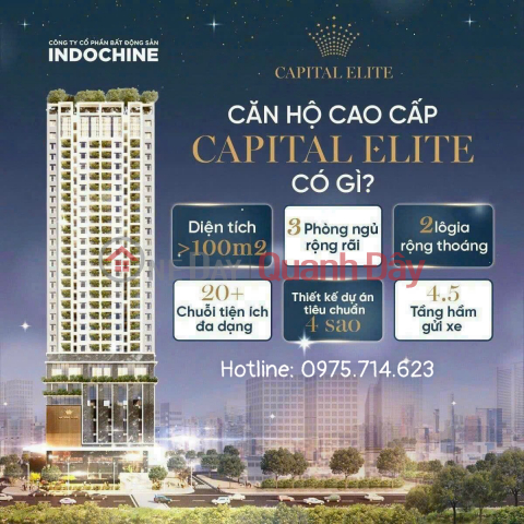 ĐỘC QUYỀN QUỸ CĂN NGOẠI GIAO CAPITAL ELITE GIÁ TỐT NHẤT THỊ TRƯỜNG 
Chỉ 55tr/1m2 sở hữu ngay căn hộ 3 ngủ 2 _0