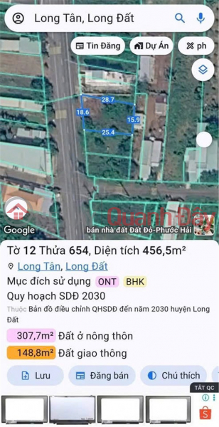 OWNER URGENTLY SELLING LAND PLOT ON NATIONAL HIGHWAY 765, Long Tan, Long Dat District, Ba Ria Vung Tau Sales Listings