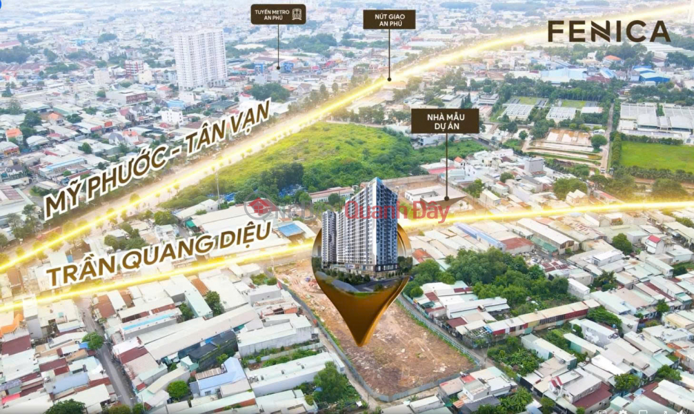 Fenica Dĩ An,Tâm điểm an cư mới, đón đầu làn sóng tăng giá khu Đông TP.HCM, giá F0 CĐT, Việt Nam Bán đ 15,69 triệu