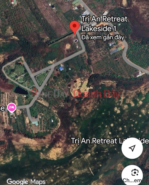ĐẤT KHU NGHỈ DƯỠNG RETREAT LAKESIDE - Giáp Hồ Trị An, Xã La Ngà, Huyện Định Quán, Đồng Nai, Việt Nam, Bán, đ 2,5 tỷ