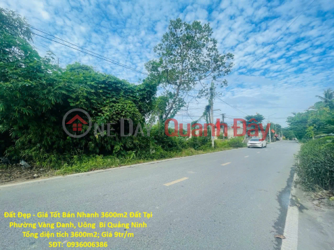 Beautiful Land - Great Price, Quick Sale: 3600m2 of Land in Vang Danh Ward, Uong Bi, Quang Ninh _0