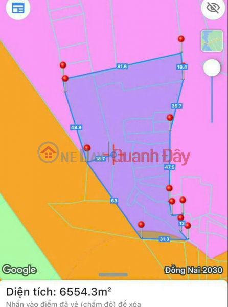 LAND FOR SALE ON BEAUTIFUL VO CHI CONG STREET OF 1 0 2 IN PHUOC TAN WARD, BIEN HOA CITY. DONG NAI 0938974428 Sales Listings