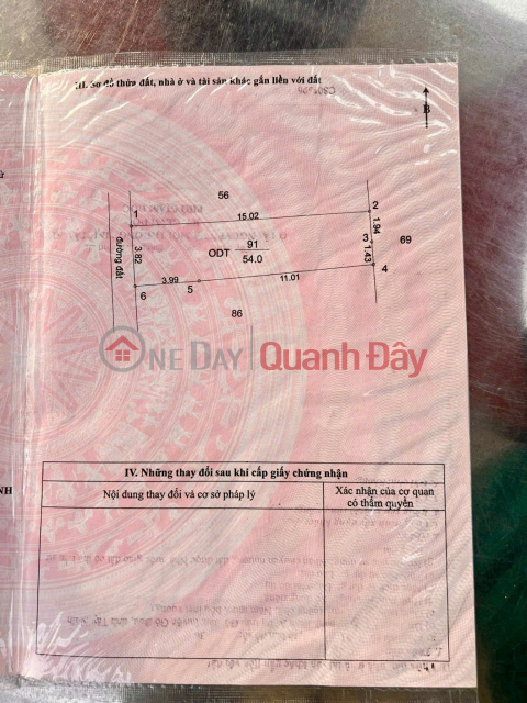 HOT DEAL! RESIDENTIAL LAND FOR SALE IN THE CENTER OF GO DAU TOWN, TAY NINH - PRICE ONLY 420 MILLION VND _0