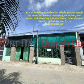 BÁN 2 CĂN NHÀ CẤP 4 LIỀN KỀ VỊ TRÍ ĐẮC ĐỊA Khu Phố 10 Bình Quý, Phước Dân, Ninh Phước - Ninh thuận _0