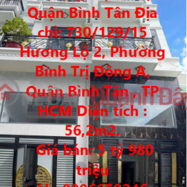 BEAUTIFUL HOUSE - GOOD PRICE - For Quick Sale Nice House Location In Binh Tan District _0