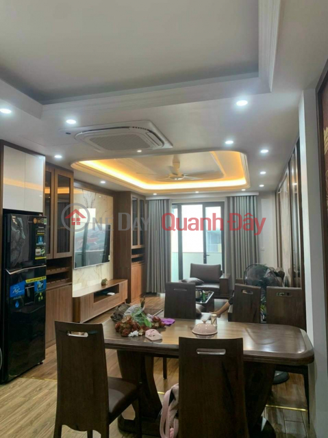 Townhouse for sale TRAN Cung, 62m2, around 10 billion, sparkling beautiful house, car parked in front of the house _0