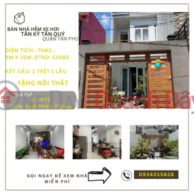 House for sale at Tan Ky Tan Quy Social House 68m2, 1 Floor, 5.69 billion - FREE FURNITURE _0