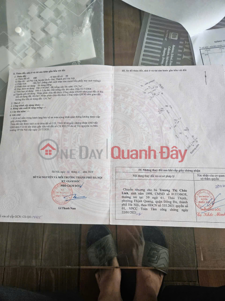 QUICK SALE OF BEAUTIFUL LAND LOT - GOOD PRICE IN PHU CAT COMMUNE - QUOC OAI - HANOI Sales Listings