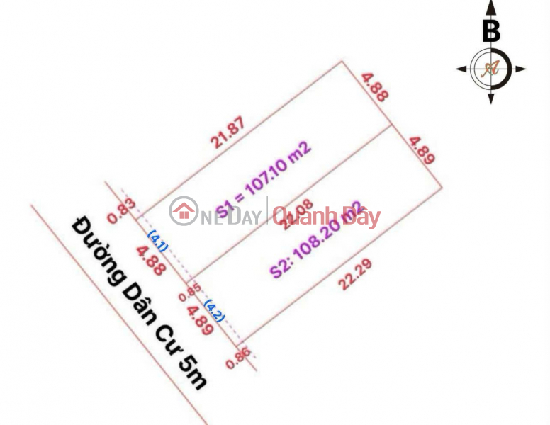 Property Search Vietnam | OneDay | Residential Sales Listings FOR SALE LOT OF LAND AT Hamlet 5, Nghi Kim Commune, Vinh City, Nghe An, entrance 2, auction area, 36m road, 1 billion 750