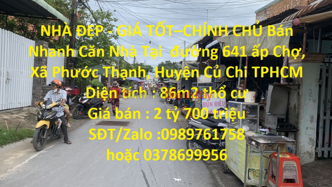 BEAUTIFUL HOUSE - GOOD PRICE - ORIGINAL SELLING A House In Cu Chi District - Ho Chi Minh City Sales Listings
