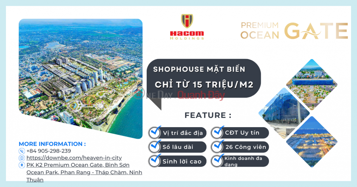 Only in Ninh Thuan - urban area near the sea, city center Sales Listings