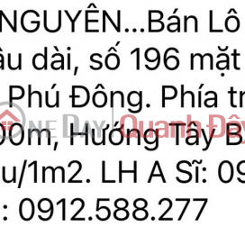 OWNER Needs to Sell LAND LOT Beautiful Location At 196 Ngo Gia Tu, Phu Dong Ward, Tuy Hoa City, Phu Yen Province. _0