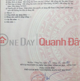 Cần tiền bán gấp lô đất trồng cây ở Xã Phước Hội, 7 tỷ, 5900m2 hàng hot _0