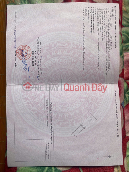 CHÍNH CHỦ BÁN LÔ ĐẤT THỔ CƯ TẠI GIA LÂM, THÀNH PHỐ HÀ NỘI, GIÁ 6 TỶ. Niêm yết bán