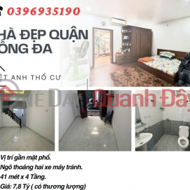 Bán nhà Hào Nam Đống Đa_Gần Mặt Phố_Tiện Ích Đầy Đủ_41mx4T_ Giá: 7.8 Tỷ_Lh: 0396935190 _0