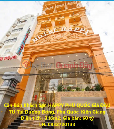 For Sale HAPPY PHU QUOC Hotel INVESTMENT Price In Duong Dong, Phu Quoc, Kien Giang _0