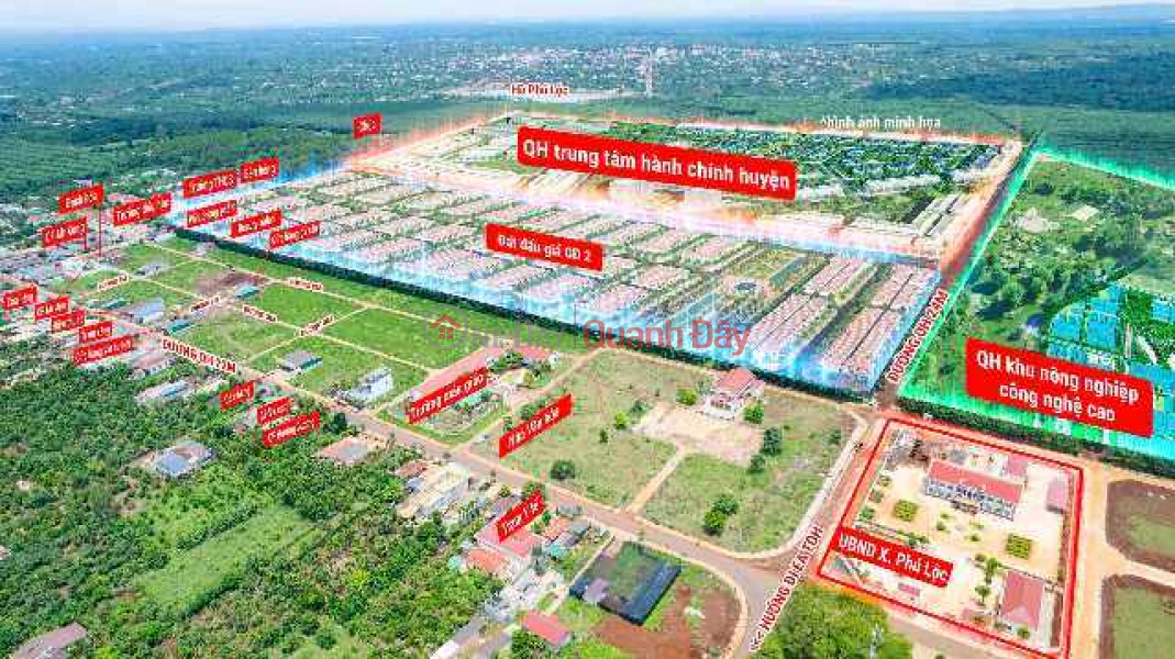 Property Search Vietnam | OneDay | | Niêm yết bán, Đất nền đấu giá KDC Phú Lộc