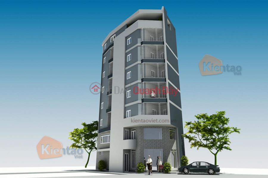 Bán căn hộ dịch vụ góc hai mặt tiền hẻm, cao 8 tầng, thu nhập cao, Phan Huy Ích, 260m2 Niêm yết bán