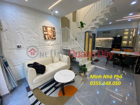 House for sale on Nguyen Thai Son, 2 floors, 2 bedrooms, ready to move in, over 3 billion _0