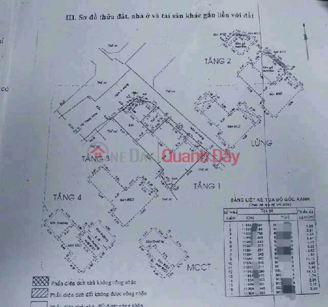 Nhà Góc 2 Mặt Tiền - 4 Tầng ( DT: 226m² ) Phường 12 , Bình Thạnh Niêm yết bán