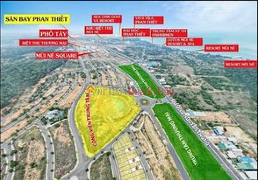 The owner sends for sale a beautiful land lot facing the sea in the Queen Pearl urban area, phase 1 - Phan Thiet Sales Listings
