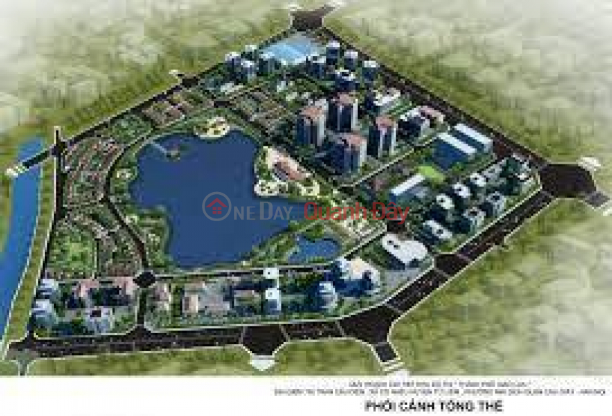 Bán biệt thự mặt hồ khu đô thị mới thành phố giao lưu, 368m2, lô góc giá 109tỷ | Việt Nam | Bán | đ 109 tỷ