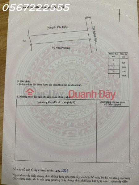 đ 2,55 tỷ, Đất hiếm trung tâm Tân Phong – đường nhựa rộng, full thổ cư, giá chỉ 2,x tỷ ZALO 0567 222 555