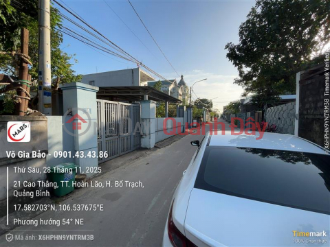 Bán nhà phố Cao Thắng,TK12, TT Hoàn Lão, Bố Trạch, Quảng Bình. _0