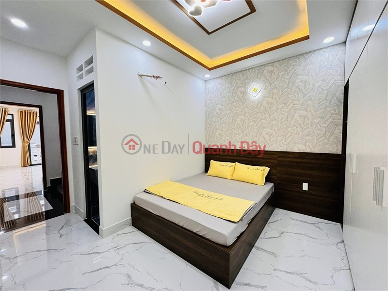 đ 6.95 Billion | Beautiful 4-storey house, fully furnished. 5m alley leading to Phan Huy Ich, Ward 12, Go Vap.