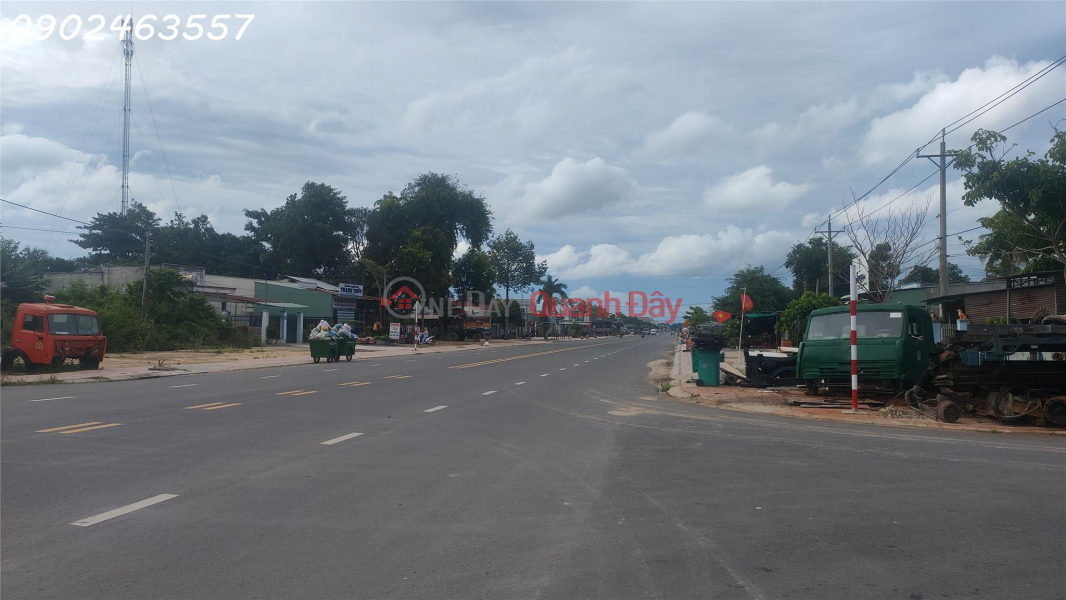 Tay Ninh Real Estate: Land with 2 fronts on Tran Phu, Red Book! Vietnam, Sales đ 550 Million