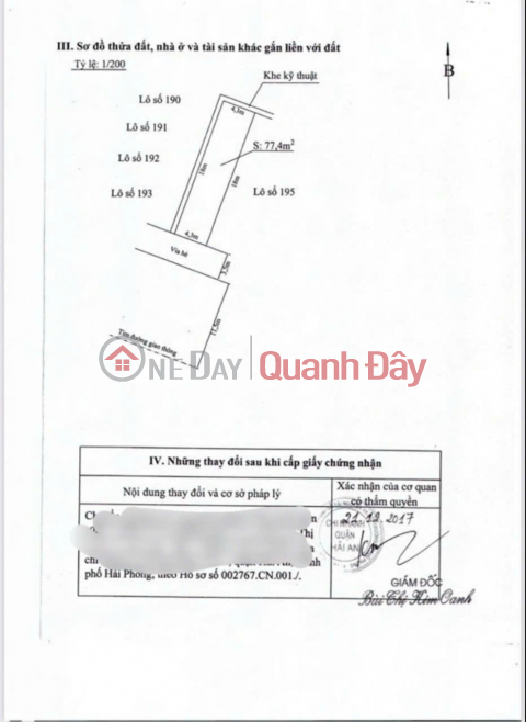 Bán 3 lô đất liền kề diện tích 230M mặt đường 30M Trần Hoàn Hải An _0