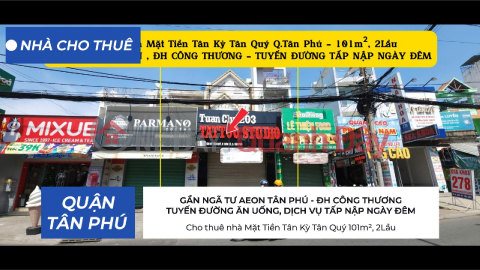 House for rent on Tan Ky Tan Quy street, 101m², 2 floors - near AEON intersection and University of Industry and Trade. _0