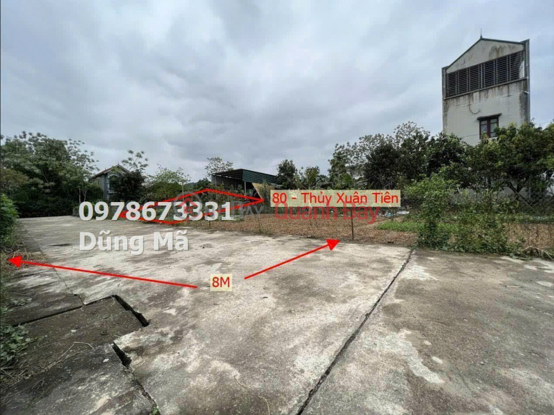 80M2 LAND LOT FOR SALE IN THUY XUAN TIEN - CHUONG MY Sales Listings