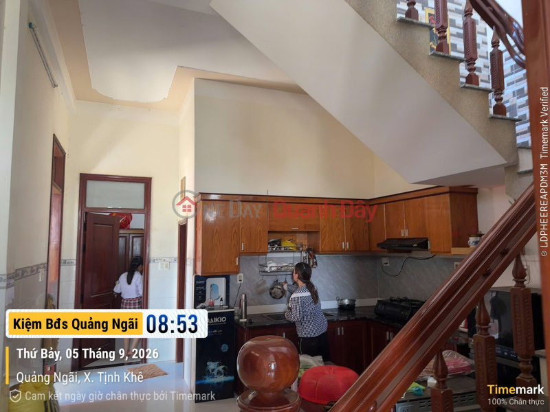 đ 1,6 tỷ Bán Nhà mê 2 tầng còn mới Khê Định Tịnh Khê Quảng Ngãi, 192m2 đất, giá 1.59 tỷ tlcc