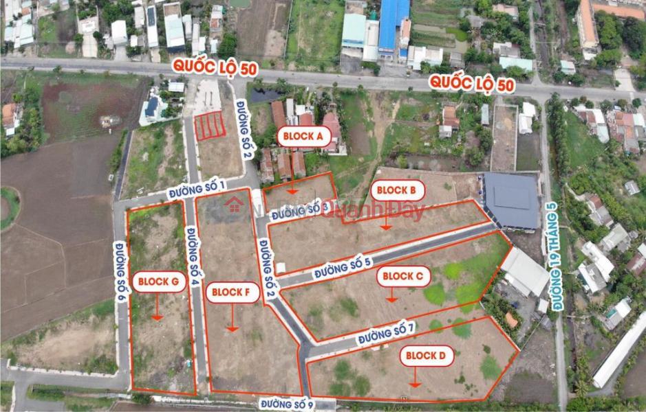 ₫ 1.44 Billion, 96 m2 full residential area Highway 50 Saigon Center Gate Can Duoc Long An