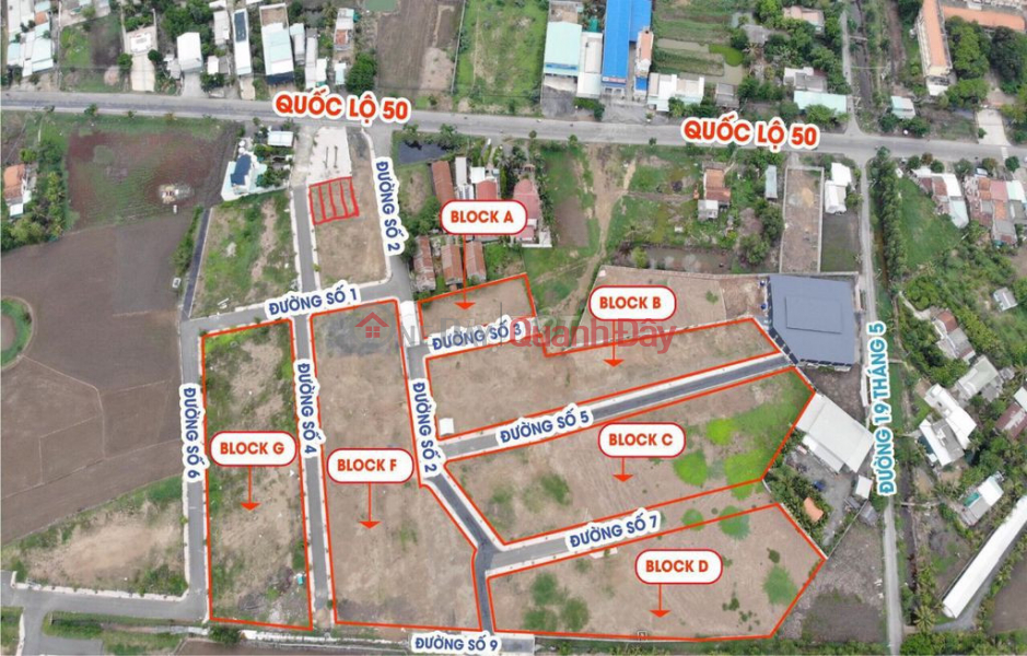 đ 1.44 Billion, 96 m2 full residential area Highway 50 Saigon Center Gate Can Duoc Long An