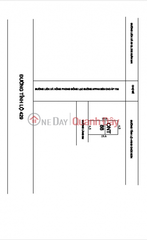 open for sale cluster of 4 lots in Dong Lac commune, Chuong My for just over 800 million - area of 88m2, picturesque windows - truck road _0