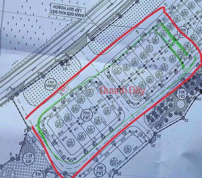 THE OWNER E LETS ONLY 2 LOTS 40 - 42 AT TRUNG CHUA VILLAGE AUCTION, HIEN NINH COMMUNITY Sales Listings