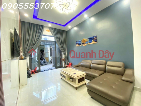 Beautiful 3-storey house in THANH KHE District - near Market - Near school - 3 steps to car - Only 2.55 billion _0