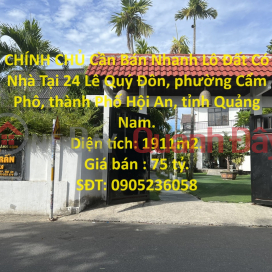 OWNER Needs to Sell Land Plot with House Quickly in Hoi An City, Quang Nam Province. _0