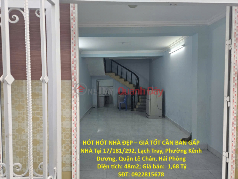 HÓT HÓT NHÀ ĐẸP – GIÁ TỐT CẦN BÁN GẤP NHÀ Tại Phường Kênh Dương, Quận Lê Chân, Hải Phòng Niêm yết bán