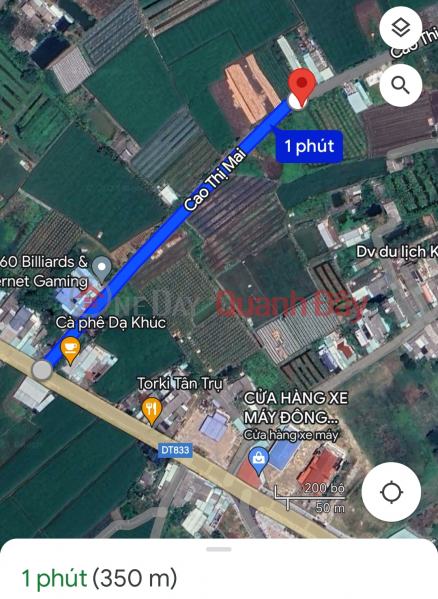 đ 1.65 Billion | Selling Cao Thi Mai frontage plot of land for 1.65 billion