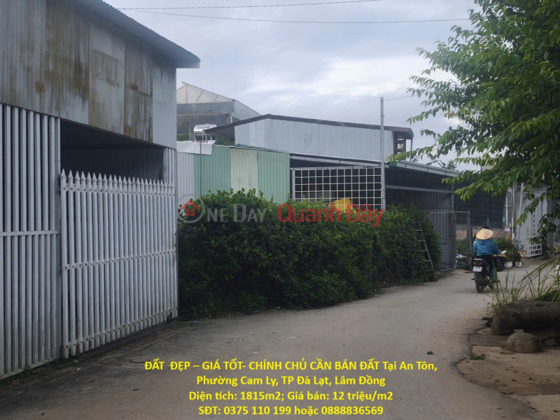 PRIME LAND – GOOD PRICE – OWNER SELLING LAND in An Ton, Cam Ly Ward, Da Lat City, Lam Dong Province Sales Listings