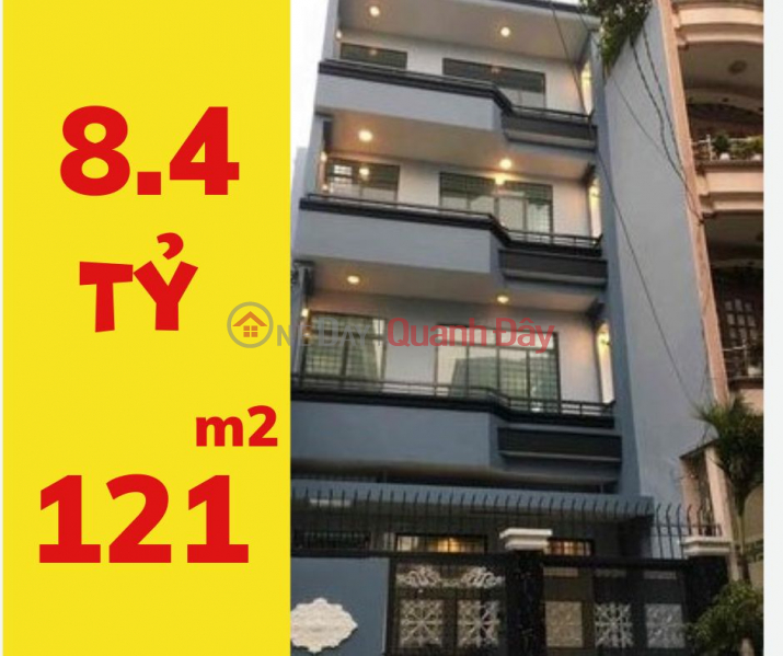 4-storey house with terrible horizontal corner of Huynh Tan Phat Social House, 8.9mx 13.7m, Price 8.4 Billion, with parking lot Sales Listings