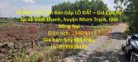 OWNER Urgently Needs to Sell LAND LOT - Extremely Cheap Price in Nhon Trach, Dong Nai _0