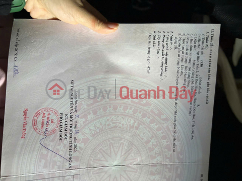 Chính chủ cần bán gấp lô đất đẹp tại ấp Bình Tiền 2, xã Đức Hoà Hạ, Đức Hoà, Long An. _0