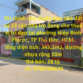 I am the owner and want to sell real estate and 12 rental houses in beautiful locations in Thu Duc City, Ho Chi Minh City. _0
