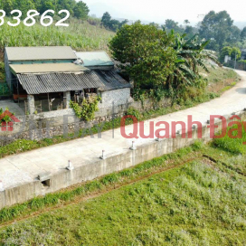 FOR SALE: BEAUTIFUL PLOT OF LAND IN MUONG DONG – KIM BOI WITH OPEN FIELD VIEW AND EXISTING HOUSE (C4 TYPE) _0