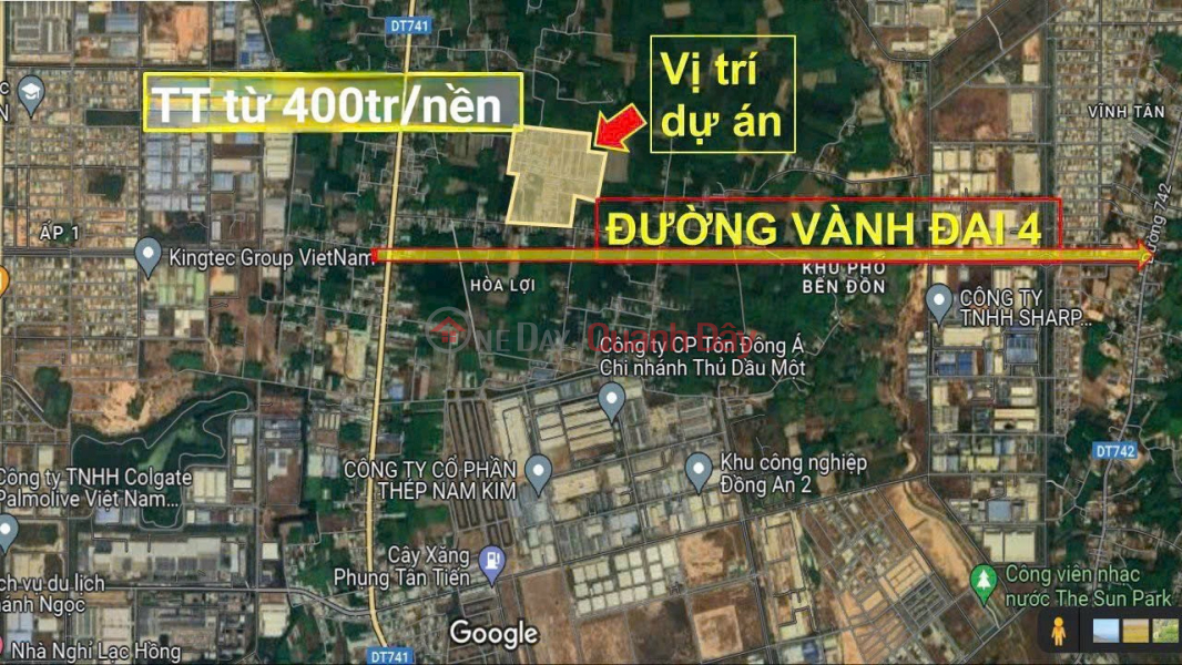 Richland TPM Binh Duong, prepayment 320 million (30%) installment 3 million/month, receive the plot immediately, Vietnam | Sales | đ 1.65 Billion